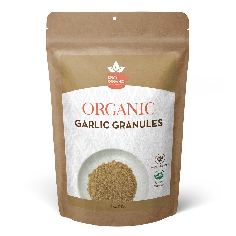 Organic Garlic Granules Minced Garlic Granules 4 OZ 51823 Buy